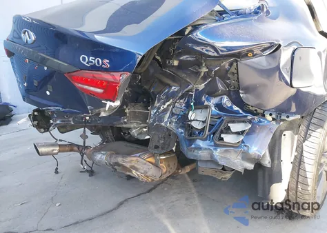 2024 Infiniti Q50 Red Sport 400 from USA, damaged, VIN JN1FV7DP1RM660116